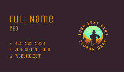 Rodeo Western Cowboy Business Card Image Preview