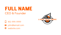 Backhoe Excavator Contractor Business Card Image Preview