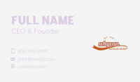 Sports Underline Wordmark Business Card Image Preview