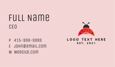 Ladybug Peak  Business Card