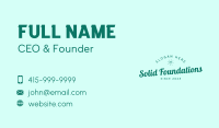 Casual Classic Wordmark Business  Business Card Image Preview