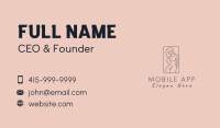 Nude Adult Woman Business Card Image Preview