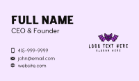 Violet Bat Business Card Image Preview