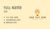 Light Bulb Electricity Business Card Image Preview