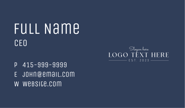 Elegant Luxury Brand Business Card Design Image Preview