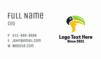 Tropical Bird Chat Bubble Business Card Image Preview