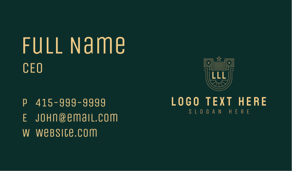 Shield Professional Brand Business Card Design Image Preview