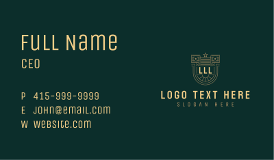 Shield Professional Brand Business Card Image Preview