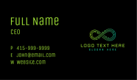 Gradient Tech Loop Business Card Image Preview