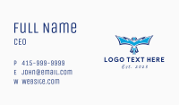 Blue Flight Airline  Business Card Image Preview