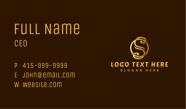 Professional Multimedia Letter S Business Card Design Image Preview