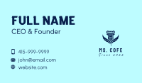 Blue Pillar Architecture  Business Card Design