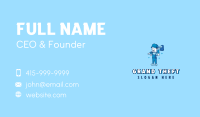 Disinfection Cleaner Janitor Business Card Image Preview