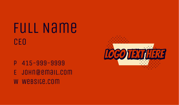 Asian Comic Cartoon Business Card Design Image Preview