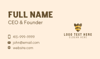Bee Security Shield Business Card Design