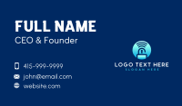 Internet Wifi Lock Business Card Design