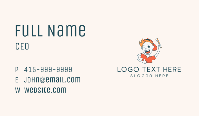 Kids Pediatric Dental Clinic  Business Card Image Preview