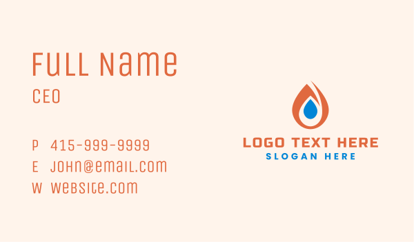Modern Gas Station Business Card Design Image Preview