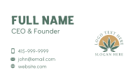 Herbal Marijuana Leaf Business Card Preview