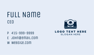 Digital Dslr Camera Business Card Image Preview