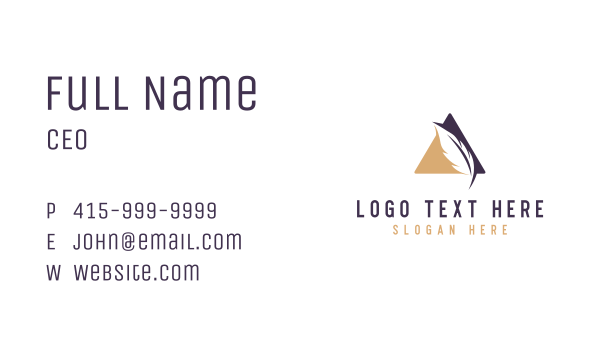 Author Writer Quill Publisher Business Card Design Image Preview