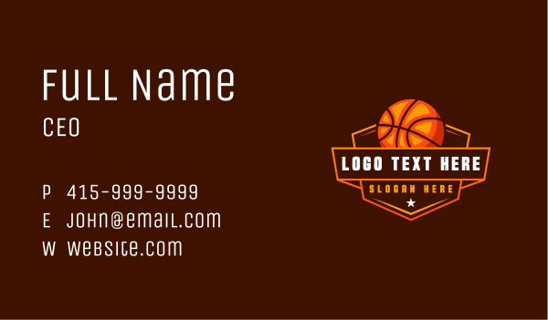 Basketball Sport Team Business Card Design Image Preview