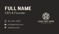 Pentagram Occult Star Business Card Preview