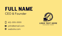 Industrial Construction Excavator Business Card Image Preview