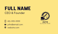 Industrial Construction Excavator Business Card Image Preview