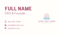 Rainbow Cloud Daycare Business Card Image Preview