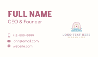 Rainbow Cloud Daycare Business Card Design