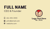 Plump Bikini Butt  Business Card Design