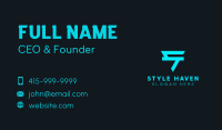 Letter S Cyber Squad   Business Card Image Preview
