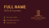 Deluxe Hotel Condominium Business Card Design