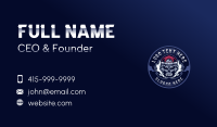 Skull Smoking Cigarette Gaming Business Card Preview