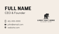 Wildlife Elephant Animal Business Card Design