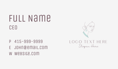 Sophisticated Woman Boutique Business Card Image Preview