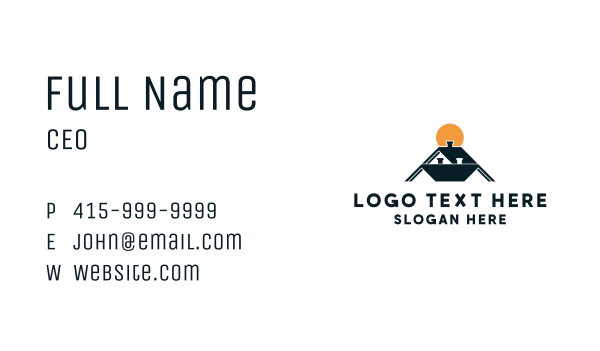 House Roofing Property Business Card Design Image Preview