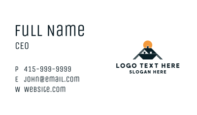 House Roofing Property Business Card Image Preview