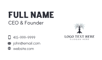 Woman Tree Beauty Wellness Business Card Image Preview