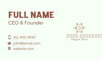 Natural Organic Letter Business Card Image Preview