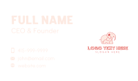 Elephant Zoo Safari Business Card Design