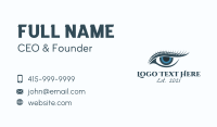 Blue Eye Lashes  Business Card Image Preview