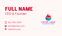 3D Water Flame  Business Card Image Preview