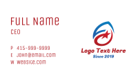 Abstract Star Drop Business Card Image Preview