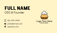 Chef Dessert Pie  Business Card Image Preview