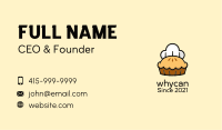 Chef Dessert Pie  Business Card Image Preview