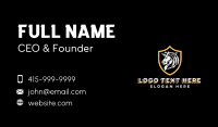 Mad Unicorn Shield Gaming Business Card Image Preview