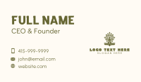 Tree Library Review Center Business Card Image Preview