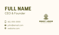 Tree Library Review Center Business Card Image Preview